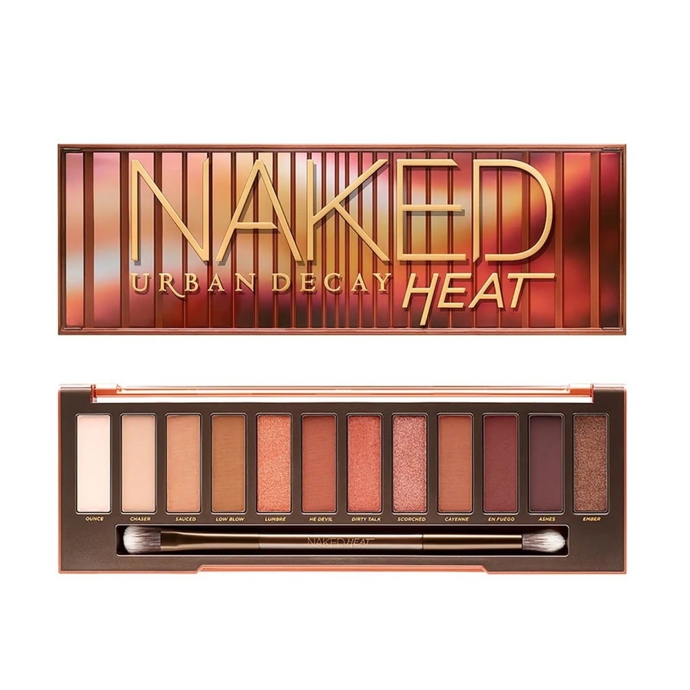 Urban Decay Naked Heat Matte Eyeshadow Palette Versatile Copper Eyeshadow Shades